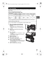 Предварительный просмотр 61 страницы Olympus 262829 Instruction Manual