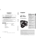 Предварительный просмотр 1 страницы Olympus 262857 Instruction Manual