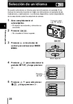 Preview for 29 page of Olympus 300 Digital - Stylus 300 3.2 MP Digital... Manual De Consulta