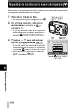 Предварительный просмотр 117 страницы Olympus 300 Digital - Stylus 300 3.2 MP Digital... Manual De Consulta