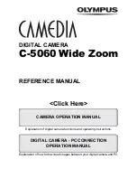 Предварительный просмотр 1 страницы Olympus 5060 - CAMEDIA Wide Zoom Digital Camera Reference Manual