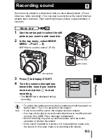 Предварительный просмотр 154 страницы Olympus 5060 - CAMEDIA Wide Zoom Digital Camera Reference Manual