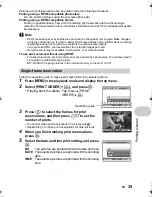 Preview for 39 page of Olympus 750-GP1 - Stylus 750 7.1 MP 5X Optical Zoom All Weather Instruction Manual