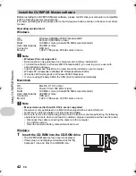 Preview for 42 page of Olympus 750-GP1 - Stylus 750 7.1 MP 5X Optical Zoom All Weather Instruction Manual