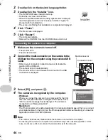 Предварительный просмотр 44 страницы Olympus 750-GP1 - Stylus 750 7.1 MP 5X Optical Zoom All Weather Instruction Manual