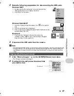 Preview for 47 page of Olympus 750-GP1 - Stylus 750 7.1 MP 5X Optical Zoom All Weather Instruction Manual