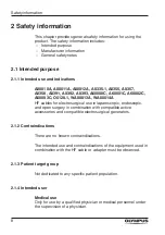 Preview for 8 page of Olympus A00010A Instructions For Use Manual