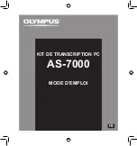 Предварительный просмотр 7 страницы Olympus AS-7000 Instructions Manual