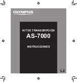 Предварительный просмотр 13 страницы Olympus AS-7000 Instructions Manual