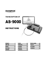 Preview for 1 page of Olympus AS-9000 Instructions Manual