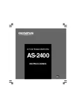 Olympus AS2400 - AS Transcription Kit Instrucciones предпросмотр