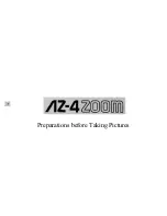 Предварительный просмотр 4 страницы Olympus AZ-4 Zoom Instructions Manual