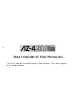 Предварительный просмотр 34 страницы Olympus AZ-4 Zoom Instructions Manual