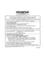 Preview for 13 page of Olympus B-70SU User Manual