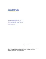 Olympus BondMaster 600 User Manual preview