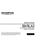 Предварительный просмотр 1 страницы Olympus BX-RLA2 Instructions Manual