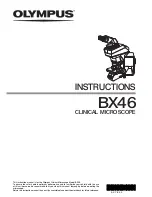 Olympus BX46 Instructions Manual preview