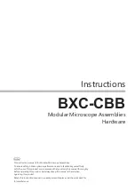 Olympus BXC-CBB Instructions Manual preview