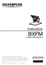 Preview for 1 page of Olympus BXFM Instructions Manual