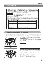 Preview for 5 page of Olympus BXFMA Instructions Manual