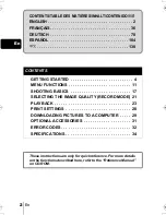 Preview for 2 page of Olympus C-120 - CAMEDIA - Digital Camera Basic Manual