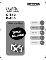 Предварительный просмотр 1 страницы Olympus C-180 D-435 Basic Manual