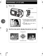 Предварительный просмотр 22 страницы Olympus C-180 D-435 Basic Manual