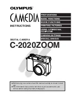 Предварительный просмотр 1 страницы Olympus C-2020ZOOM - CAMEDIA - Digital Camera Instructions Manual