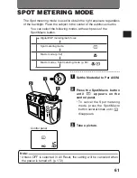 Предварительный просмотр 61 страницы Olympus C-2020ZOOM - CAMEDIA - Digital Camera Instructions Manual