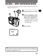 Предварительный просмотр 63 страницы Olympus C-2020ZOOM - CAMEDIA - Digital Camera Instructions Manual