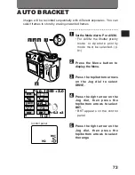 Предварительный просмотр 73 страницы Olympus C-2020ZOOM - CAMEDIA - Digital Camera Instructions Manual