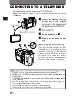 Предварительный просмотр 104 страницы Olympus C-2020ZOOM - CAMEDIA - Digital Camera Instructions Manual