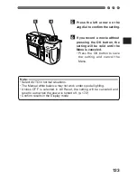 Предварительный просмотр 123 страницы Olympus C-2020ZOOM - CAMEDIA - Digital Camera Instructions Manual