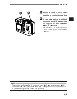 Предварительный просмотр 89 страницы Olympus C-3000 - 3.2MP Digital Camera Instructions Manual