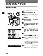 Предварительный просмотр 162 страницы Olympus C-3000 - 3.2MP Digital Camera Instructions Manual