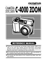 Preview for 2 page of Olympus C 4000 - CAMEDIA Zoom Digital Camera Reference Manual