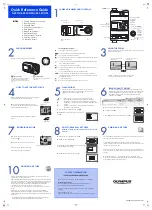 Preview for 2 page of Olympus C 480 Zoom Quick Start Manual