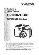 Preview for 2 page of Olympus C-5000Zoom Reference Manual