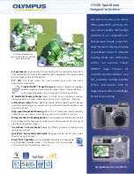 Preview for 1 page of Olympus C-5500 SportZoom Specifications