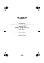Preview for 2 page of Olympus C Series Instructions Manual