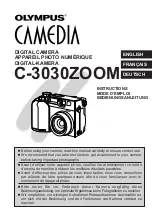 Предварительный просмотр 1 страницы Olympus C030303ZOOM Instructions Manual