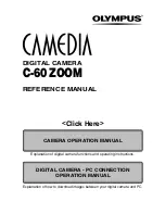 Preview for 1 page of Olympus C60 - C60 6MP Digital Camera Reference Manual