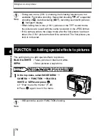 Предварительный просмотр 75 страницы Olympus C60 - C60 6MP Digital Camera Reference Manual