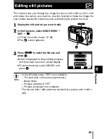 Предварительный просмотр 100 страницы Olympus C60 - C60 6MP Digital Camera Reference Manual