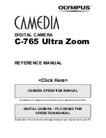 Preview for 1 page of Olympus C765 - 4MP Digital Camera Reference Manual