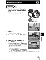 Preview for 120 page of Olympus C765 - 4MP Digital Camera Reference Manual