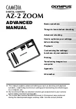 Olympus CAMEDIA AZ-2 ZOOM Advanced Manual preview