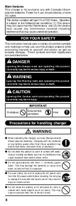 Preview for 8 page of Olympus Camedia B-20LPB Instructions Manual