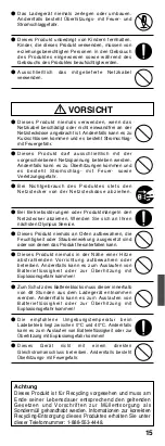 Preview for 15 page of Olympus Camedia B-20LPB Instructions Manual