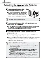 Preview for 20 page of Olympus CAMEDIA C-1 Zoom Reference Manual